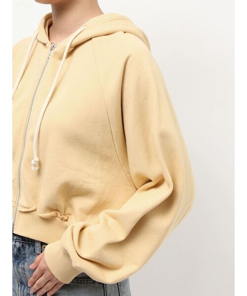 Ungrid（アングリッド）の「ダブルジップショートパーカー（パーカー・レディース・チャコールグレー/イエロー/ライトグレー・FREE）」の15枚目の写真