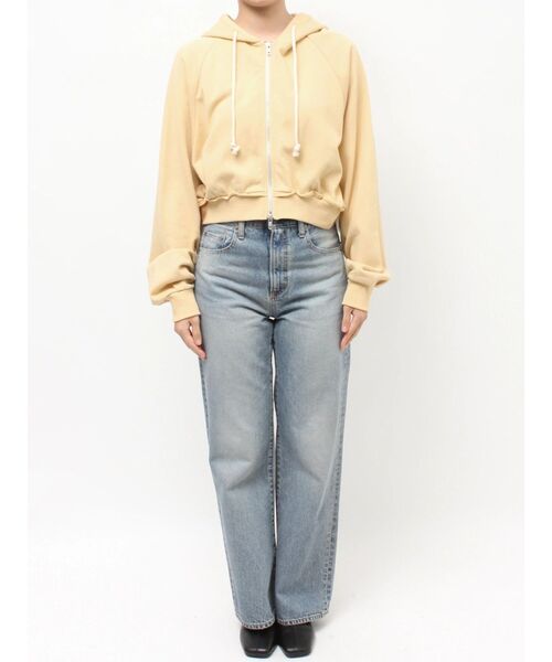 Ungrid（アングリッド）の「ダブルジップショートパーカー（パーカー・レディース・チャコールグレー/イエロー/ライトグレー・FREE）」の18枚目の写真