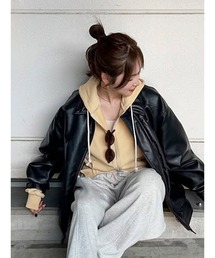 Ungrid（アングリッド）の「ダブルジップショートパーカー（パーカー）」