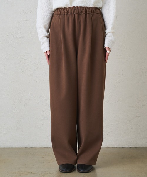 PUAL CE CIN(ピュアルセシン)の「ストレッチ起毛コクーンパンツ(その他パンツ・レディース・ブラウン/ブラック・FREE)」の15枚目の写真