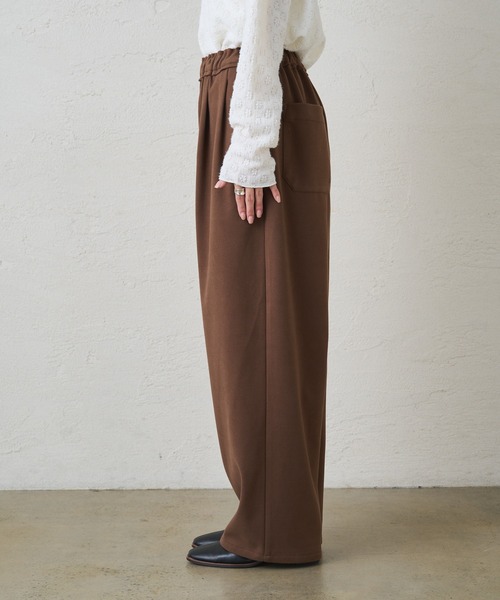 PUAL CE CIN(ピュアルセシン)の「ストレッチ起毛コクーンパンツ(その他パンツ・レディース・ブラウン/ブラック・FREE)」の16枚目の写真