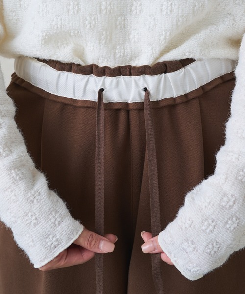 PUAL CE CIN(ピュアルセシン)の「ストレッチ起毛コクーンパンツ(その他パンツ・レディース・ブラウン/ブラック・FREE)」の19枚目の写真