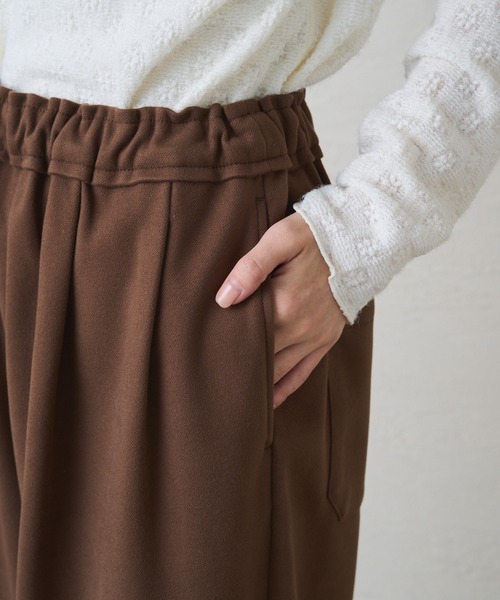 PUAL CE CIN(ピュアルセシン)の「ストレッチ起毛コクーンパンツ(その他パンツ・レディース・ブラウン/ブラック・FREE)」の20枚目の写真