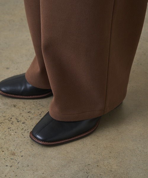 PUAL CE CIN(ピュアルセシン)の「ストレッチ起毛コクーンパンツ(その他パンツ・レディース・ブラウン/ブラック・FREE)」の22枚目の写真