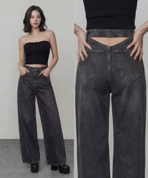 DURAS（デュラス）の「バックトライアングルカットデニムパンツ（デニムパンツ）」