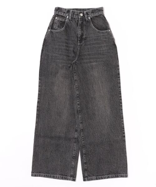 DURAS（デュラス）の「バックトライアングルカットデニムパンツ（デニムパンツ・レディース・インディゴブルー/ブラック・S-M/M-L）」の13枚目の写真