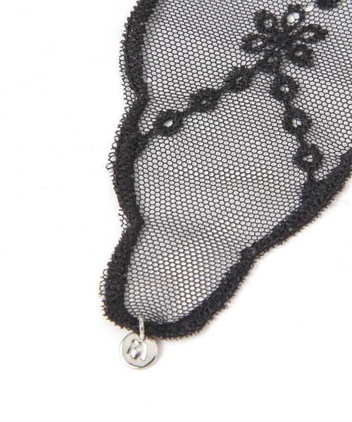 niko and...（ニコアンド）の「クロスレースタイネックレス（ネックレス・レディース・ホワイト/ブラック・0）」の6枚目の写真