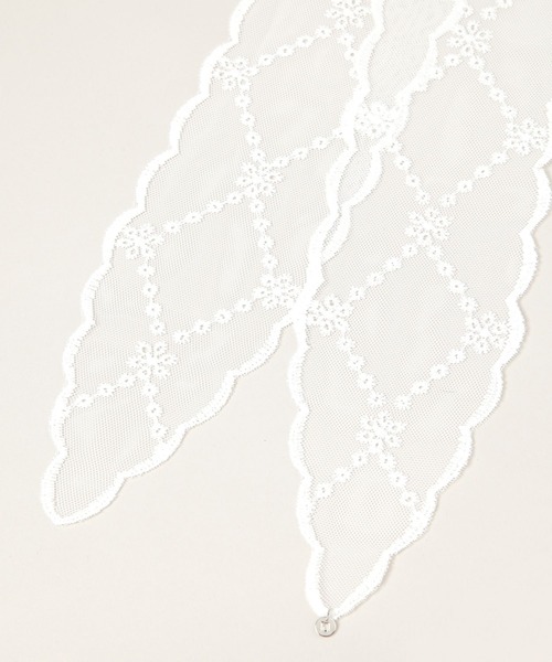 niko and...（ニコアンド）の「クロスレースタイネックレス（ネックレス・レディース・ホワイト/ブラック・0）」の7枚目の写真