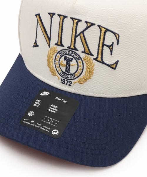 NIKE（ナイキ）の「NIKE U NK RISE CAP S CB AFRAME GFX / ナイキ ライズ キャップ S CB AFRAME GFX 【SP】（キャップ・メンズ・ブラック/アイボリー・M/L）」の12枚目の写真