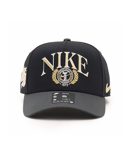 NIKE（ナイキ）の「NIKE U NK RISE CAP S CB AFRAME GFX / ナイキ ライズ キャップ S CB AFRAME GFX 【SP】（キャップ・メンズ・ブラック/アイボリー・M/L）」の3枚目の写真