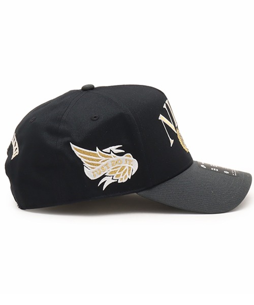 NIKE（ナイキ）の「NIKE U NK RISE CAP S CB AFRAME GFX / ナイキ ライズ キャップ S CB AFRAME GFX 【SP】（キャップ・メンズ・ブラック/アイボリー・M/L）」の4枚目の写真