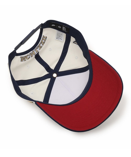 NIKE（ナイキ）の「NIKE U NK RISE CAP S CB AFRAME GFX / ナイキ ライズ キャップ S CB AFRAME GFX 【SP】（キャップ・メンズ・ブラック/アイボリー・M/L）」の11枚目の写真