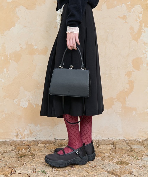 clor(クロル)の「FRAME BAG MEDIUM(ハンドバッグ・レディース・ブラック/ブラック系その他/レオパード・FREE)」の6枚目の写真