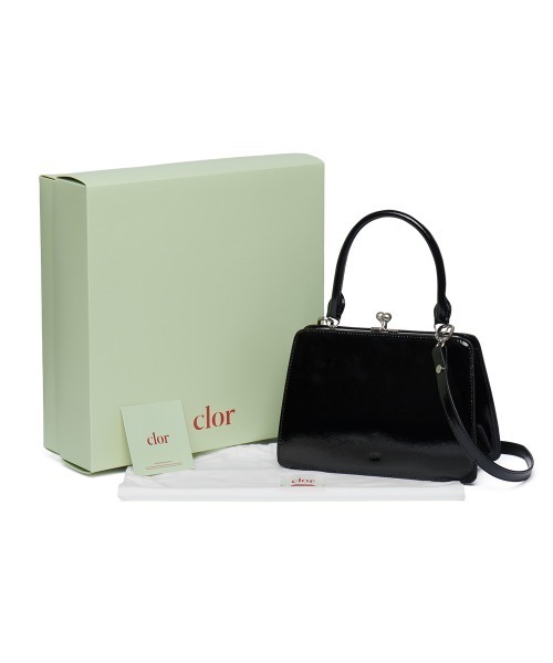 clor(クロル)の「FRAME BAG MEDIUM(ハンドバッグ・レディース・ブラック/ブラック系その他/レオパード・FREE)」の19枚目の写真