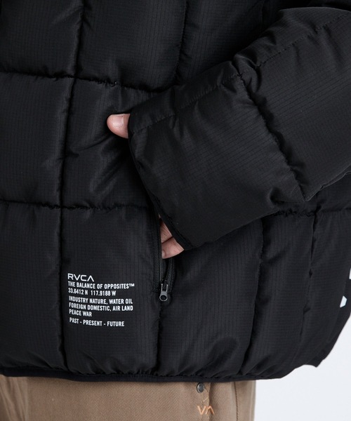 RVCA（ルーカ）の「RVCA LIGHT PUFF NIL JKT（その他アウター・メンズ・ブラック/カーキ・M/L）」の4枚目の写真