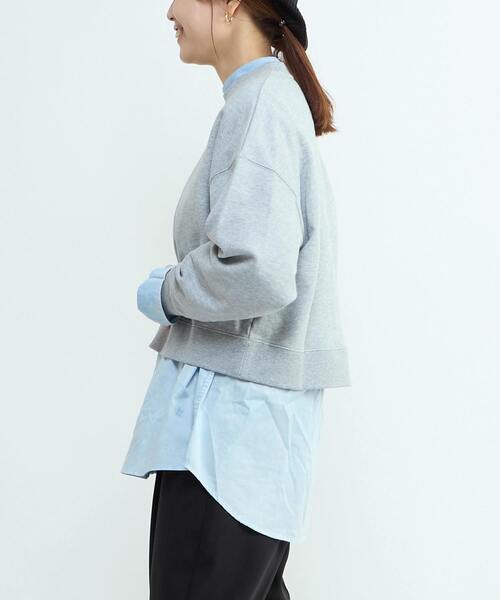 CONVERSE TOKYO（コンバーストウキョウ）の「ACID WASH STAR★ PATCH SHIRT（シャツ/ブラウス・レディース・サックスブルー/ブラック/グレー/パープル/ミント・FREE）」の12枚目の写真