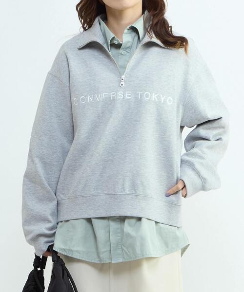 CONVERSE TOKYO（コンバーストウキョウ）の「ACID WASH STAR★ PATCH SHIRT（シャツ/ブラウス・レディース・サックスブルー/ブラック/グレー/パープル/ミント・FREE）」の18枚目の写真