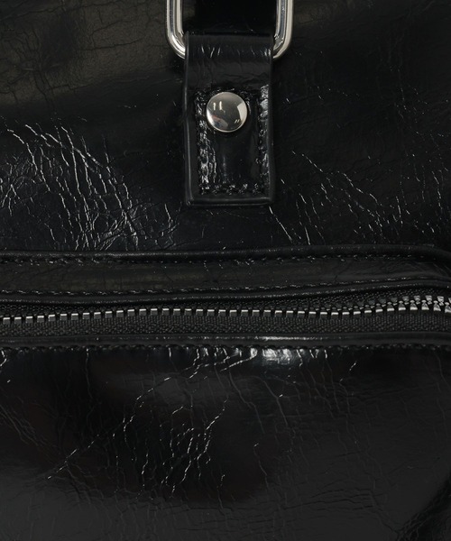 PAGEBOY（ページボーイ）の「【500mlペットボトルも入る】アウトポケットスクエアBAG（ショルダーバッグ・レディース・ブラック/チャコールグレー/ブルー・FREE）」の18枚目の写真