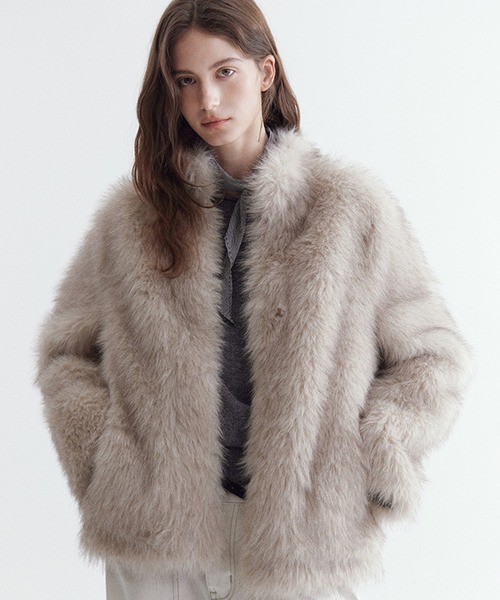 Fano studios ファノストゥディオズ クリーム色ファー風ジャケット 楽天市場】【中古品】【レディース】 FANO STUDIOS ファノストゥディオ