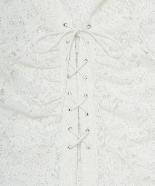 セール】LIQUIDE LACE BLOUSE/リキッドレースブラウス（シャツ