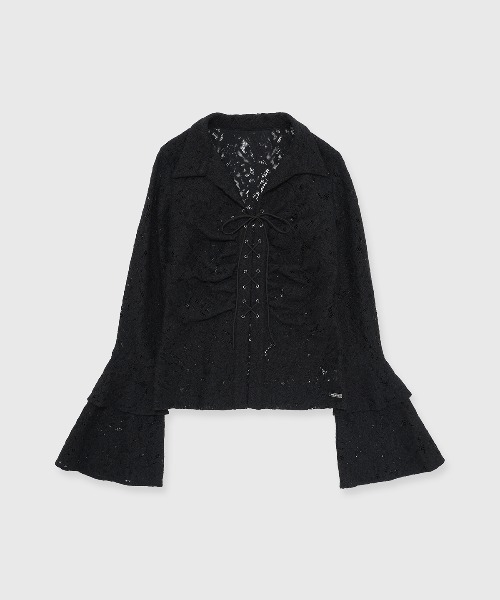 LIQUIDE LACE BLOUSE/リキッドレースブラウス（シャツ/ブラウス