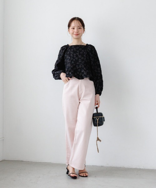 flower(フラワー)の「シャルムフラワーブラウス(シャツ/ブラウス・レディース・ホワイト/ブラック・FREE)」の13枚目の写真