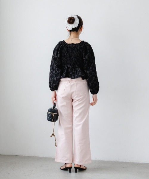 flower(フラワー)の「シャルムフラワーブラウス(シャツ/ブラウス・レディース・ホワイト/ブラック・FREE)」の15枚目の写真