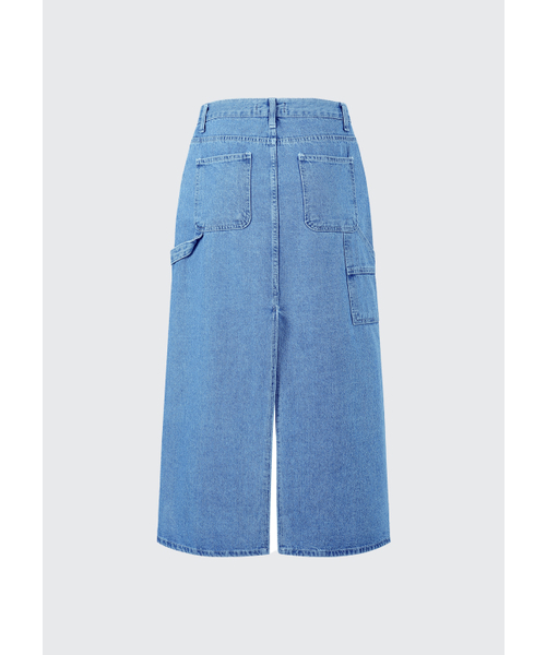 COTTONREBIRTHCLUB（コットンリバースクラブ）の「デニムロングスカート（ライトブルー）（スカート・レディース・その他・SMALL/MEDIUM）」の4枚目の写真