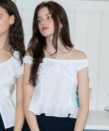 DIMANCHE（ディマンシュ）の「Sunday Sleeveless Top (white)（Tシャツ/カットソー）」