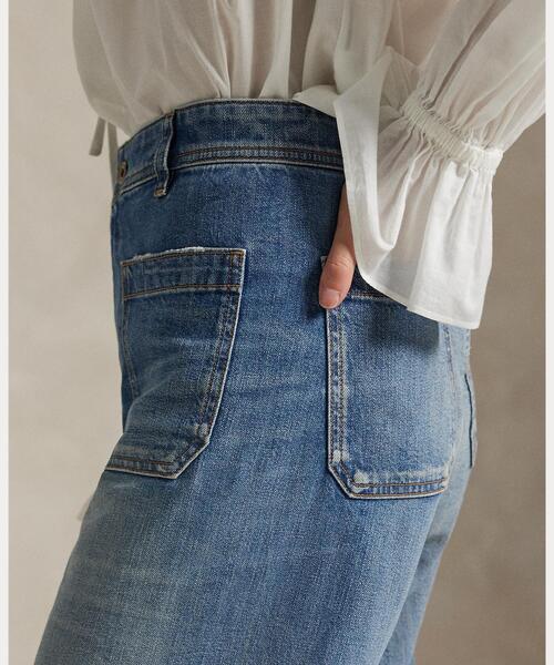 POLO RALPH LAUREN（ポロ ラルフ ローレン）の「ハイライズ ブーツ ジーンズ（デニムパンツ・レディース・ブルー・24S/25S/26S/27S/28S）」の4枚目の写真