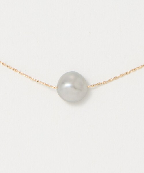 Steven Alan（スティーブンアラン）の「＜Toile＞PEARL NECKLACE/ネックレス（ネックレス・レディース・ダークグレー・FREE）」の2枚目の写真