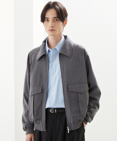 LUENNA（ルエナ）の「【LUENNA】Minimal Short Blouson / ミニマル ショートブルゾン（ブルゾン・メンズ・ブラック/グレー・L/M/S）」の21枚目の写真