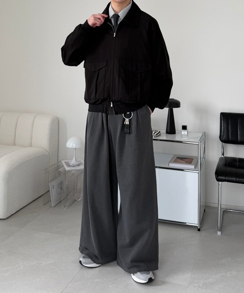 LUENNA（ルエナ）の「【LUENNA】Minimal Short Blouson / ミニマル ショートブルゾン（ブルゾン・メンズ・ブラック/グレー・L/M/S）」の16枚目の写真