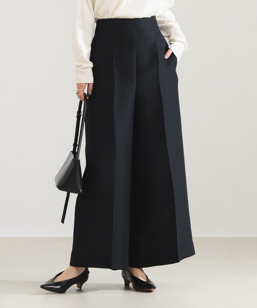 Demi-Luxe BEAMS（デミルクス ビームス）の「ワイド シルエット パンツ（その他パンツ・レディース・ブラック/ベージュ・36/38）」の6枚目の写真