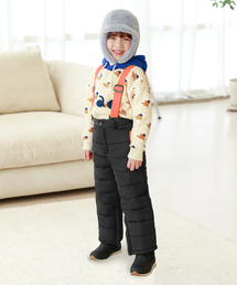 BAY-B（ベイビー）の「キッズ防寒配色イグルースキーパンツブラック（スポーツグッズ）」