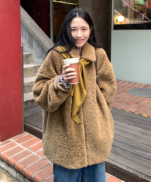 ムートンコート（グリーン系）一覧 - WEAR