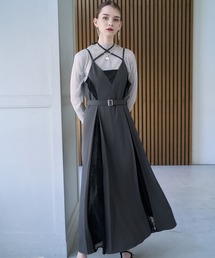 HARE（ハレ）の「【CEREMONY SET UP対応】レースデザインキャミワンピース(HARE)（ワンピース）」