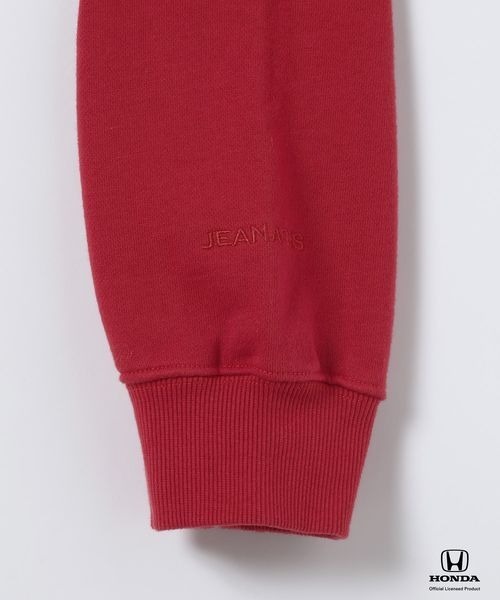 JEANASIS(ジーナシス)の「【Honda】ロゴショートフーディLS/638808(パーカー・レディース・ブラック/レッド・FREE)」の9枚目の写真