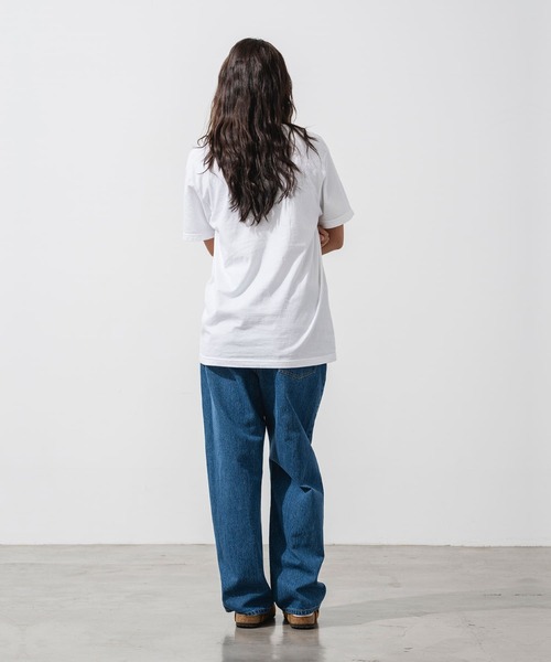 OFFSHORE（オフショア）の「ONE TONE LOGO TEE（Tシャツ/カットソー・メンズ・ホワイト/ブルー/チャコールグレー・XL/XXL/L/M/S）」の6枚目の写真