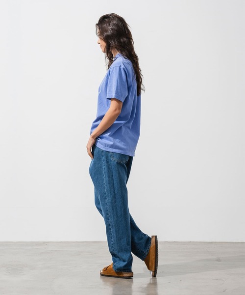 OFFSHORE（オフショア）の「ONE TONE LOGO TEE（Tシャツ/カットソー・メンズ・ホワイト/ブルー/チャコールグレー・XL/XXL/L/M/S）」の11枚目の写真