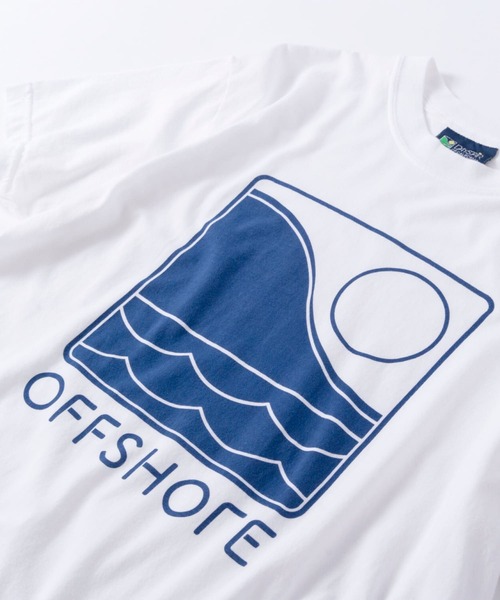OFFSHORE（オフショア）の「ONE TONE LOGO TEE（Tシャツ/カットソー・メンズ・ホワイト/ブルー/チャコールグレー・XL/XXL/L/M/S）」の16枚目の写真