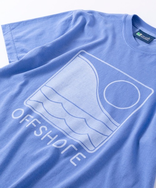 OFFSHORE（オフショア）の「ONE TONE LOGO TEE（Tシャツ/カットソー・メンズ・ホワイト/ブルー/チャコールグレー・XL/XXL/L/M/S）」の18枚目の写真