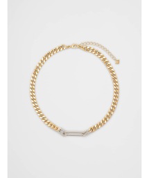 BANANA REPUBLIC FACTORY STORE（バナナリパブリック ファクトリーストア）の「BANANA REPUBLIC FACTORY STORE　　ツートーン ペーパークリップ ネックレス（ネックレス）」