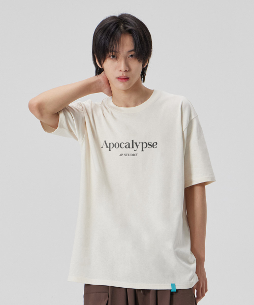 ASTRAL PROJECTION（アストラルプロジェクション）の「[アポカリプス]コットンルージュフィット半袖Tシャツ_バターミルク（Tシャツ/カットソー・メンズ・その他・M/L/XL/XXL）」の2枚目の写真