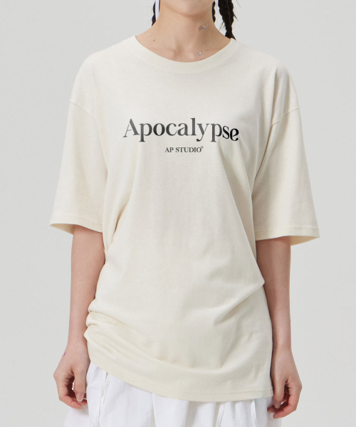 ASTRAL PROJECTION（アストラルプロジェクション）の「[アポカリプス]コットンルージュフィット半袖Tシャツ_バターミルク（Tシャツ/カットソー・メンズ・その他・M/L/XL/XXL）」の3枚目の写真