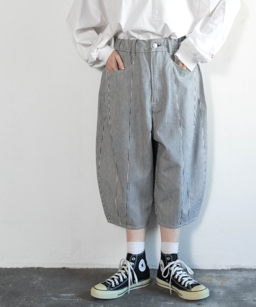 R4432 オブリークラインのひざ下パンツ（その他パンツ）｜URCH RNA