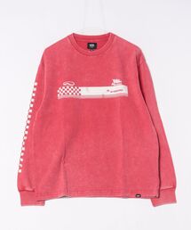 VANS | VANSアパレル(WJ) ヴァンズ M Take A Stand L TEE ロングスリーブ 126R1021400 ABC-MART限定 RED(Tシャツ/カットソー)