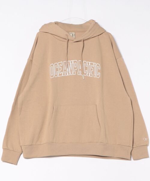 Ocean Pacific(オーシャンパシフィック)の「【OP:オーピー】ロゴ スウェット パーカー/プルオーバー パーカー フーディー(パーカー・レディース・ヘザーグレー/チャコール/グリーン/アイボリー/ベージュ・LARGE/X-LARGE/MEDIUM)」の8枚目の写真