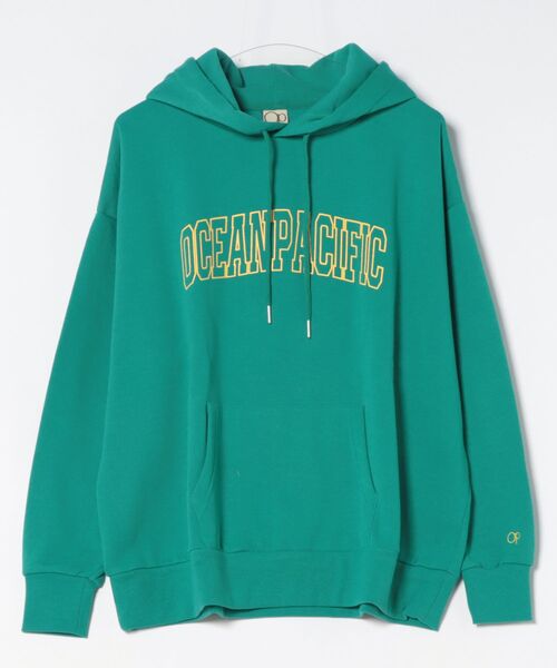 Ocean Pacific(オーシャンパシフィック)の「【OP:オーピー】ロゴ スウェット パーカー/プルオーバー パーカー フーディー(パーカー・レディース・ヘザーグレー/チャコール/グリーン/アイボリー/ベージュ・LARGE/X-LARGE/MEDIUM)」の9枚目の写真