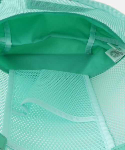 FRUIT OF THE LOOM（フルーツオブザルーム）の「EX MESH TOTE BAG M / メッシュ素材×ナイロン切り替え トートバッグ Mサイズ / カジュアル デイリー（トートバッグ・メンズ・ブラック/ベージュ/ネイビー/イエロー/ミント・FREE）」の7枚目の写真